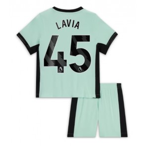 Chelsea Romeo Lavia #45 Dětské Alternativní dres komplet 2023-24 Krátký Rukáv (+ trenýrky)
